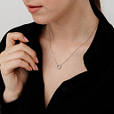 Колье из серебра