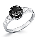 Кольцо из белого золота с бриллиантами