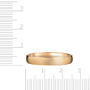 Кольцо обручальное из желтого золота