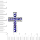 Подвеска из серебра с фианитом