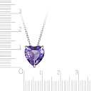 Колье из серебра с кварцем