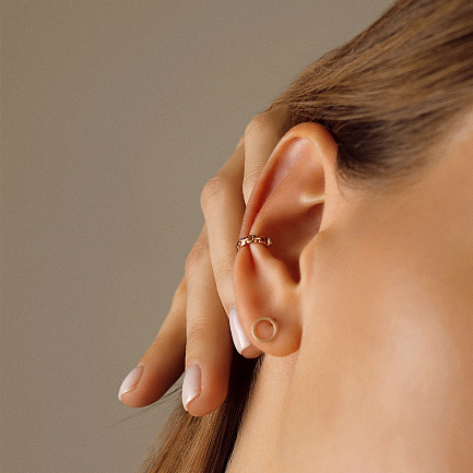 Кафф из красного золота