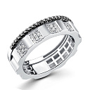 Кольцо из белого золота с бриллиантами