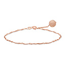 Браслет декоративный из красного золота