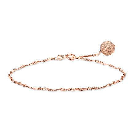 Браслет декоративный из красного золота