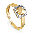 Кольцо из желтого золота с бриллиантами