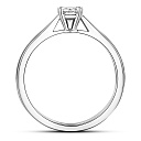 Кольцо из белого золота с бриллиантом