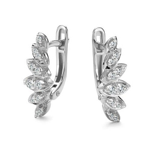 Серьги с английским замком 27088-200