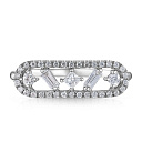 Кольцо из белого золота с бриллиантами