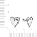 Серьги Пусеты из серебра