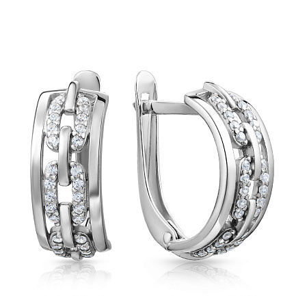 Серьги из серебра