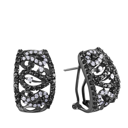 Серьги из золота с бриллиантами