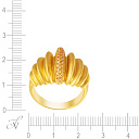 Кольцо из серебра с фианитом