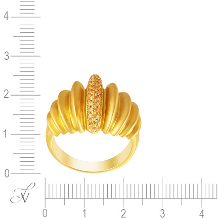 Кольцо из серебра с фианитом