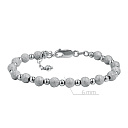 Браслет декоративный из серебра