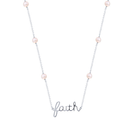 Колье из серебра с жемчугом