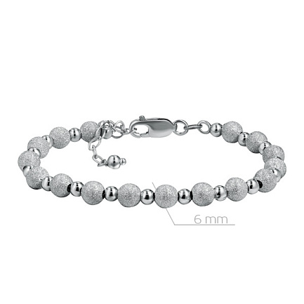 Браслет декоративный из серебра