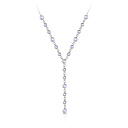 Колье из серебра с фианитом