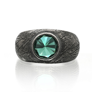 Кольцо из серебра с алпанитом