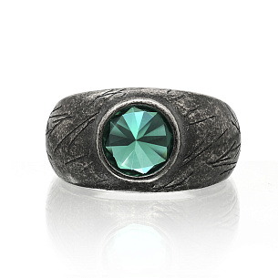 Кольцо из серебра с алпанитом