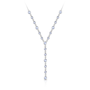 Колье из серебра с фианитом