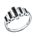 Кольцо из белого золота с бриллиантами