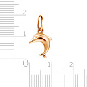 Подвеска из красного золота