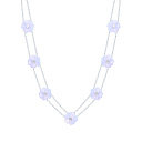 Колье из белого золота с бриллиантами