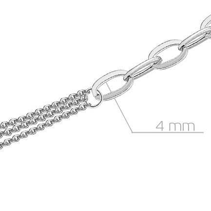 Колье из серебра