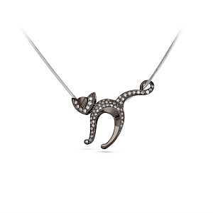 Колье из белого золота