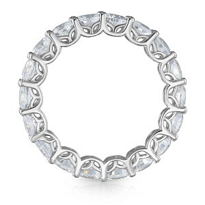 Кольцо из серебра с фианитом