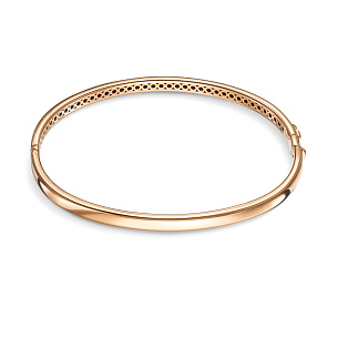 Браслет декоративный из серебра с позолотой