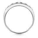 Кольцо из серебра с фианитом