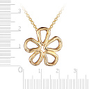 Колье из серебра с позолотой