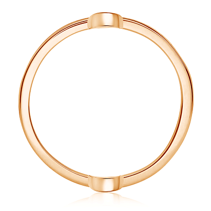 Кольцо из красного золота