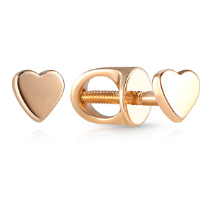 Золотые серьги-пусеты