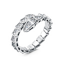 Кольцо из белого золота с бриллиантами