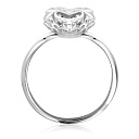 Кольцо из белого золота с бриллиантом