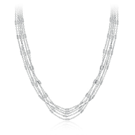 Колье из серебра