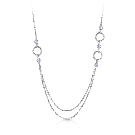 Колье из серебра