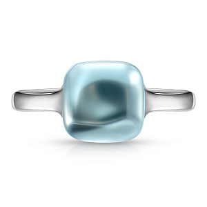 Кольцо из белого золота