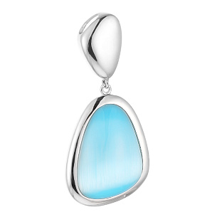 Подвеска из серебра с стеклом