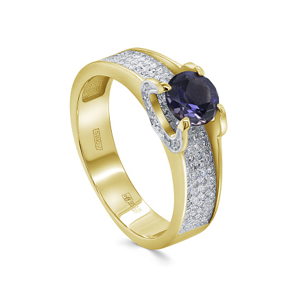 Кольцо из желтого золота