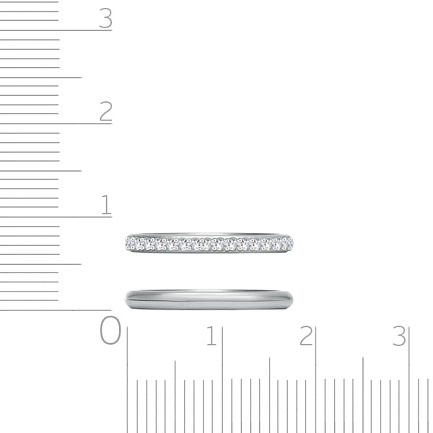 Кольцо из серебра с фианитом