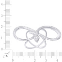 Кольцо из белого золота с бриллиантами