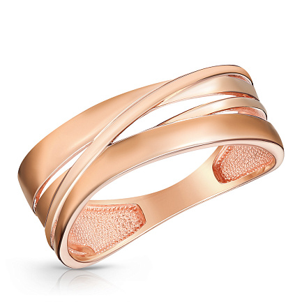 Кольцо из красного золота