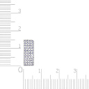 Подвеска из серебра с фианитом