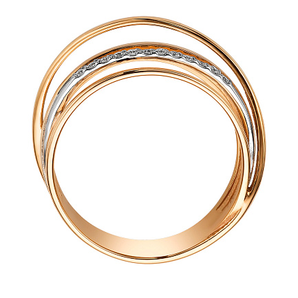 Кольцо из красного золота