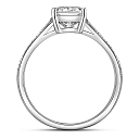 Кольцо из белого золота с бриллиантами