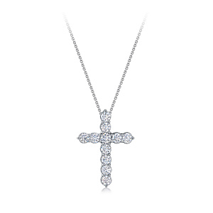 Колье из белого золота